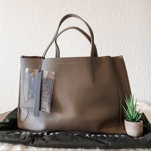 Ampersand as Apostrophe Sideways Tote Derp Stone